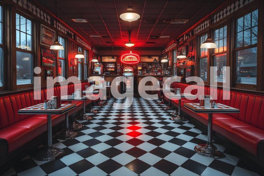 Clips12345 Retro Diner Booth A cozy retro diner with black an 151083f8 cb36 43f5 a701 21db593bd9f3 1