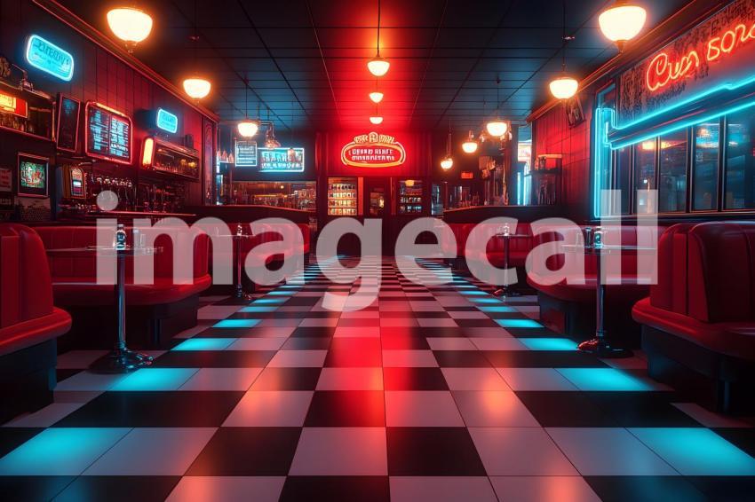 Clips12345 Retro Diner Booth A cozy retro diner with black an da8c2dbd 2e6c 4d82 bded 122bce513927 0