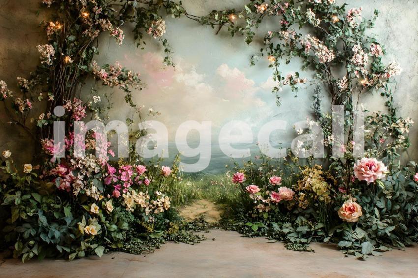 002 secret garden 20 backdrops bd25563