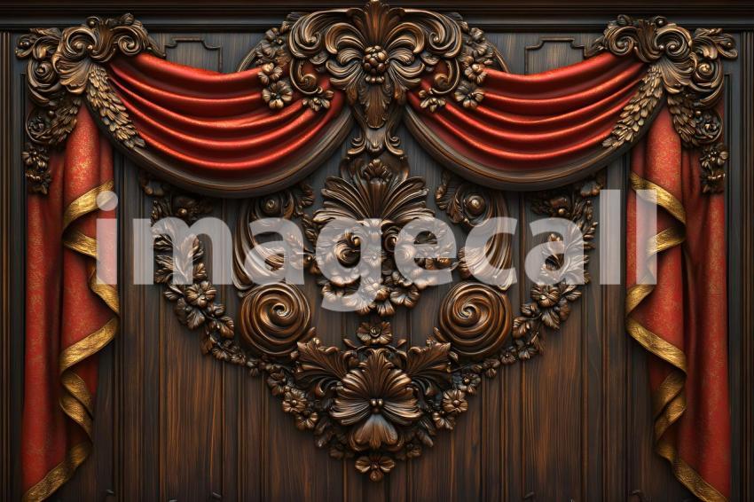 Clips12345 Antique Baroque Carved Wooden Panels with Rich Fabri 50653007 c13f 4022 8ddc b85bffaa14a5 part1