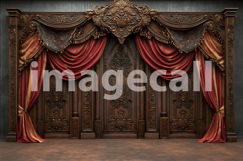 Clips12345 Antique Baroque Carved Wooden Panels with Rich Fabri 50653007 c13f 4022 8ddc b85bffaa14a5 part3