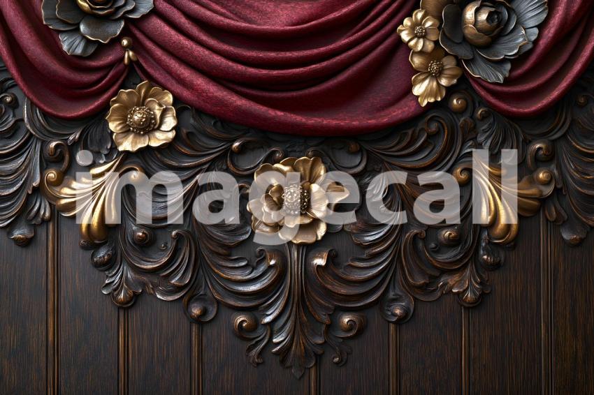 Clips12345 Antique Baroque Carved Wooden Panels with Rich Fabri 6026fbf2 c836 4805 aeb8 4337a889a535 part2