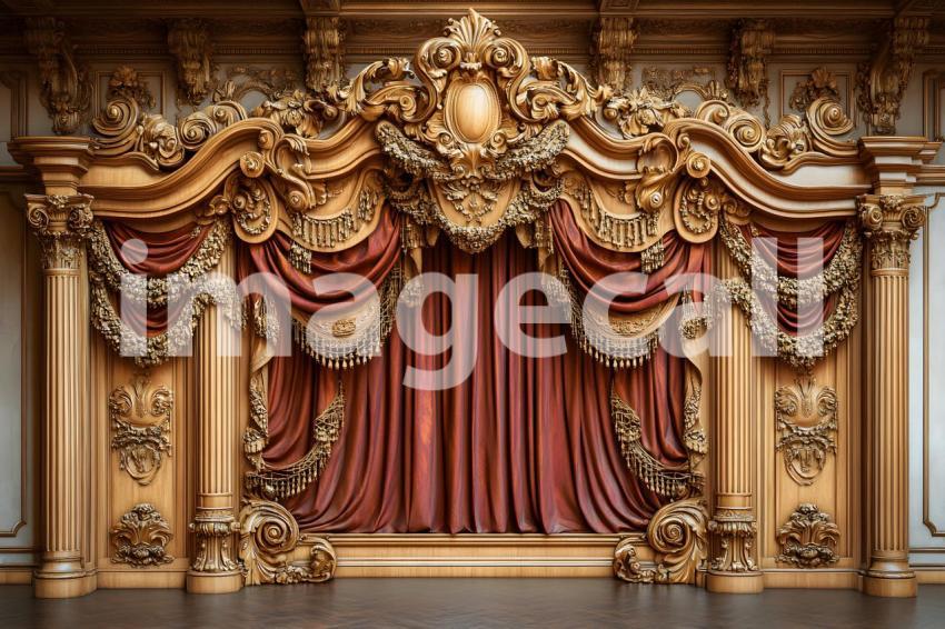 Clips12345 Antique Baroque Carved Wooden Panels with Rich Fabri 6026fbf2 c836 4805 aeb8 4337a889a535 part1