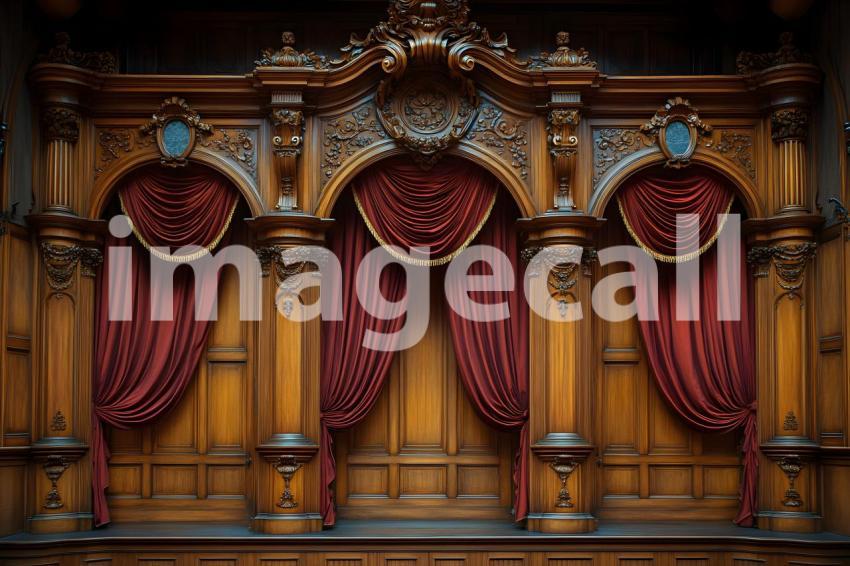 Clips12345 Antique Baroque Carved Wooden Panels with Rich Fabri dd604fef 54dd 4d02 98bb b05bb9769972 part4