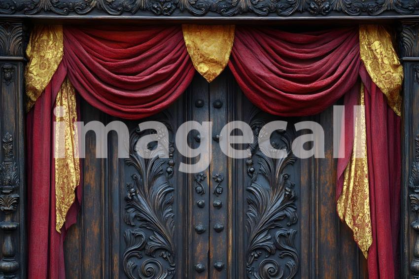 Clips12345 Antique Baroque Carved Wooden Panels with Rich Fabri dd604fef 54dd 4d02 98bb b05bb9769972 part2