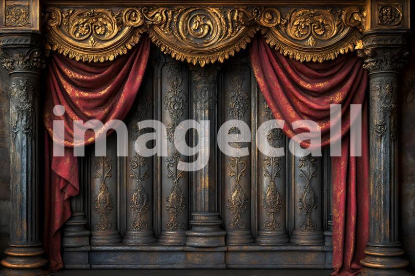 Clips12345 Antique Baroque Carved Wooden Panels with Rich Fabri d2712607 ed79 4128 bdf7 caaf52d03bd9 part3