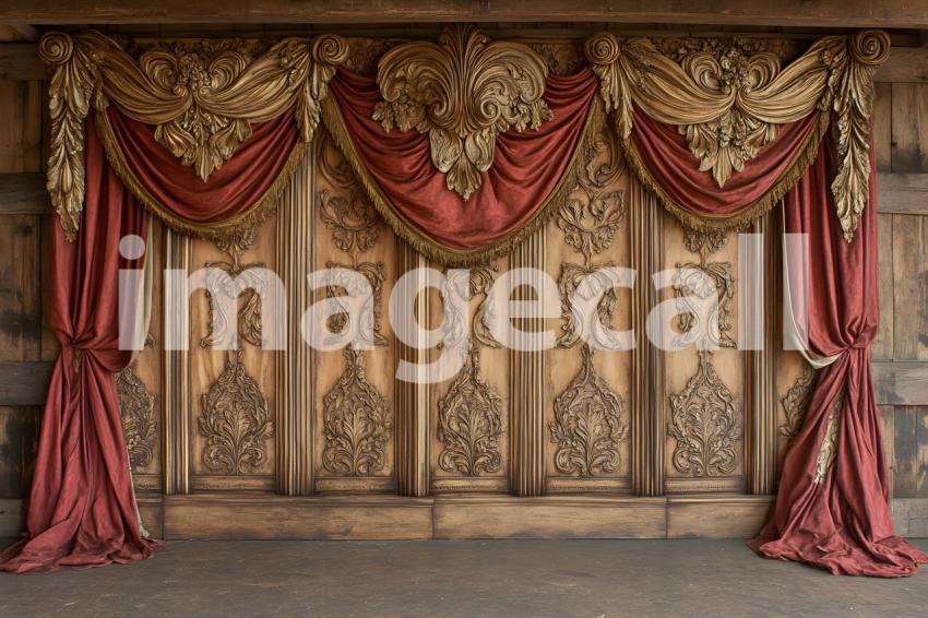 Clips12345 Antique Baroque Carved Wooden Panels with Rich Fabri f187c30d 6497 4b42 b5a4 9f319af2bc2f part3