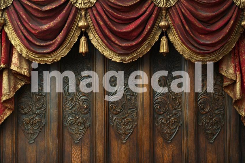 Clips12345 Antique Baroque Carved Wooden Panels with Rich Fabri ffca91d7 4d3c 4339 bbf9 f725ea20468e part1
