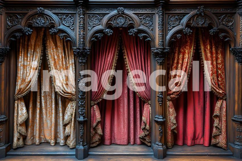 Clips12345 Antique Baroque Carved Wooden Panels with Rich Fabri ffca91d7 4d3c 4339 bbf9 f725ea20468e part4