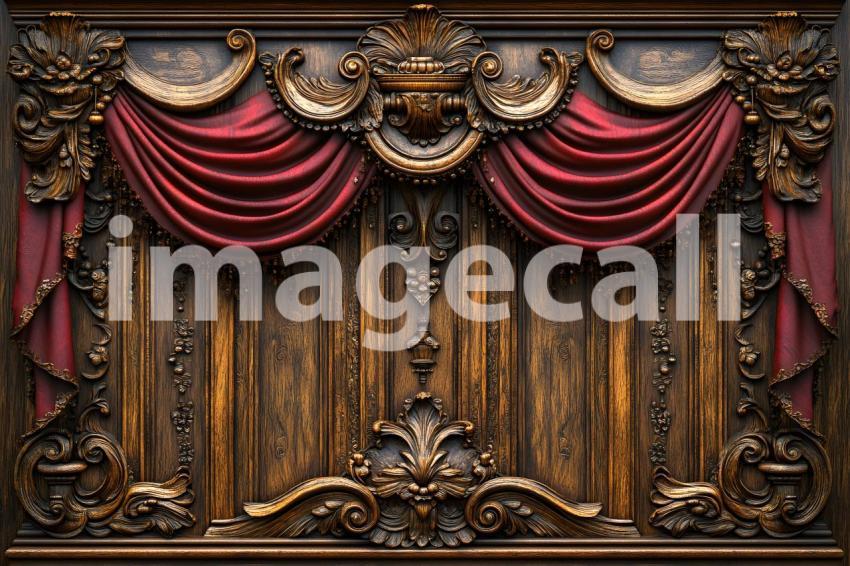 Clips12345 Antique Baroque Carved Wooden Panels with Rich Fabri febfd81d 8e17 4efe 8d23 18d3e315fd09 part3