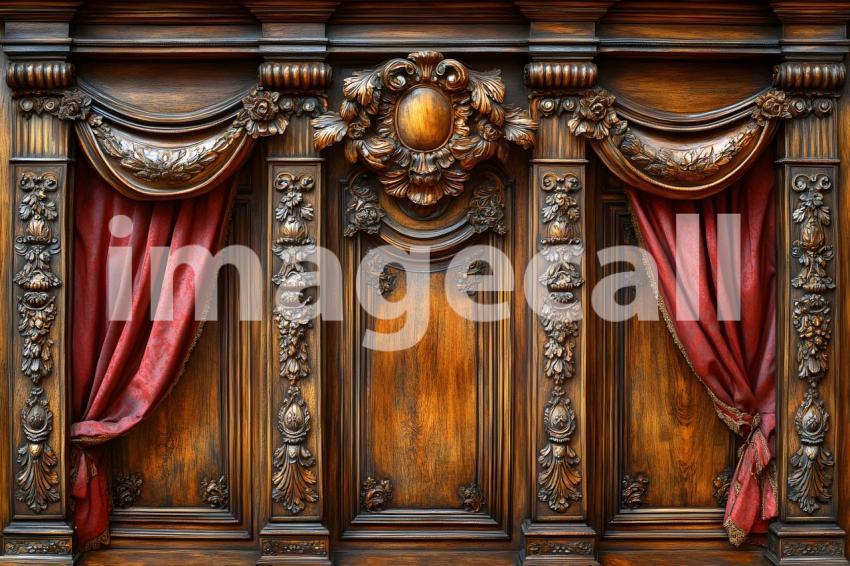 Clips12345 Antique Baroque Carved Wooden Panels with Rich Fabri febfd81d 8e17 4efe 8d23 18d3e315fd09 part2