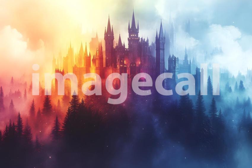 U3644368625 Mystical fairyland castle surrounded by soft mist 81197759 9fed 4789 850e 1889336230c6 2