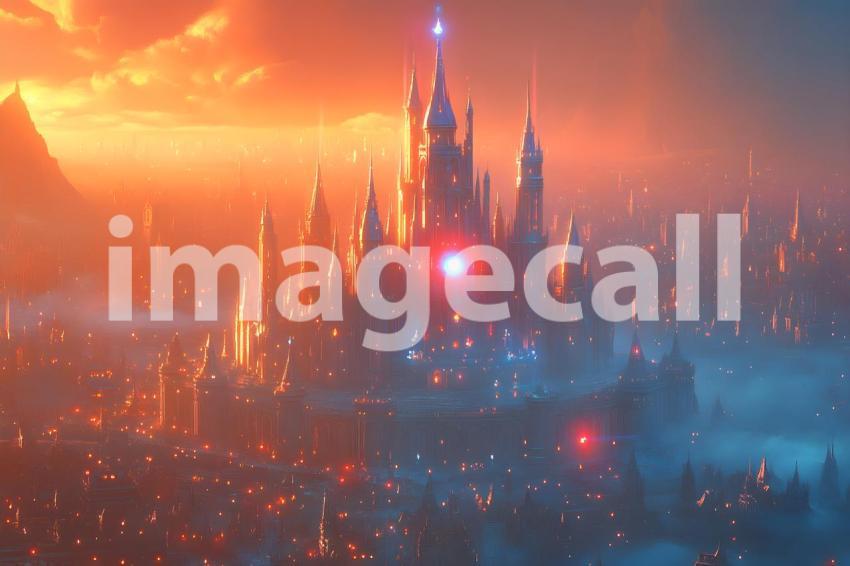 U3644368625 Mystical fairyland castle surrounded by soft mist 1ab4563f 169b 4403 a84c e8780bcf6def 2