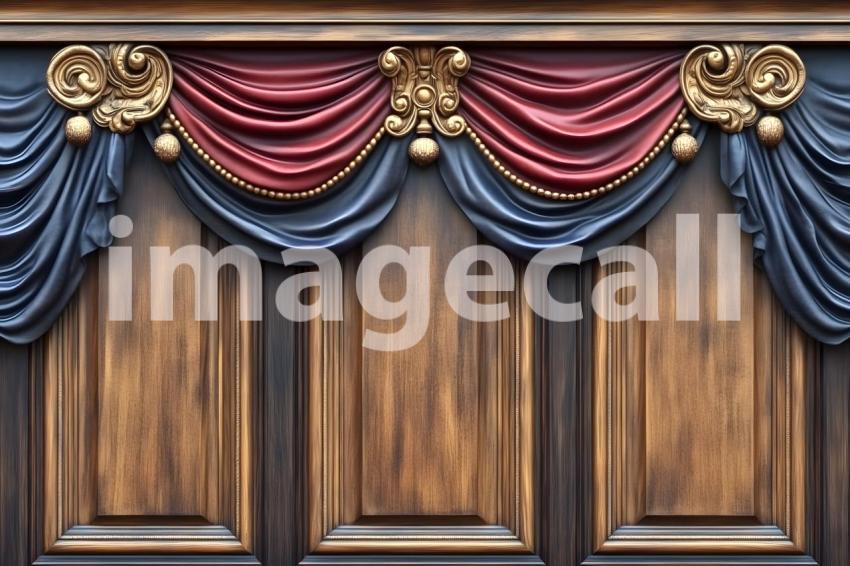Clips12345 Antique Baroque Carved Wooden Panels with Rich Fabri d2712607 ed79 4128 bdf7 caaf52d03bd9 part1