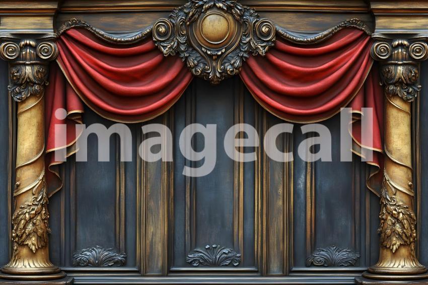 Clips12345 Antique Baroque Carved Wooden Panels with Rich Fabri 50653007 c13f 4022 8ddc b85bffaa14a5 part2