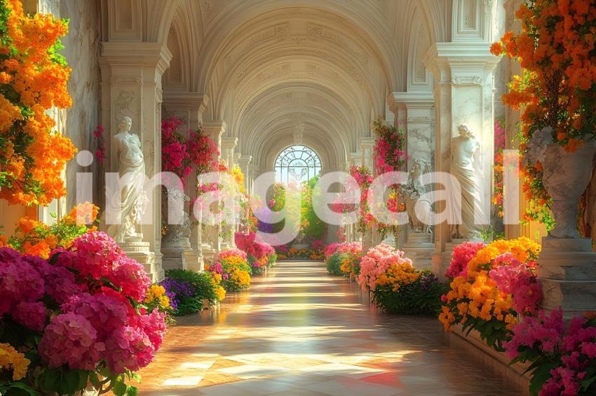 Abc1323 A symmetrical Baroque garden with marble statues ston 3cf2bd66 6fe5 4610 91ee bf4e2f3f7aa8 3