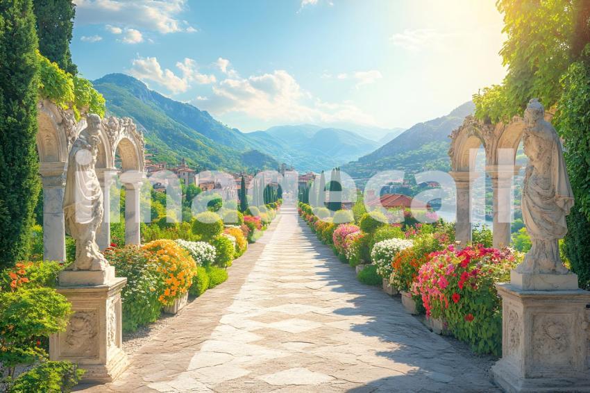 Abc1323 A symmetrical Baroque garden with marble statues ston 0de1eb59 aeb9 42de 900f 685a46bc7b6e 0
