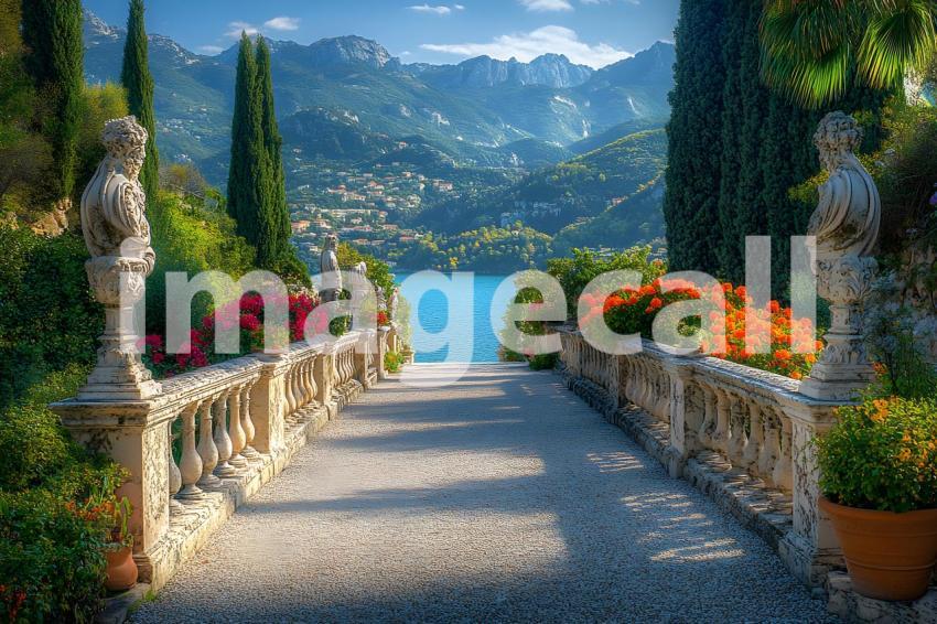 Abc1323 A symmetrical Baroque garden with marble statues ston 0af98202 be75 4b55 8216 2df292f7c82f 2