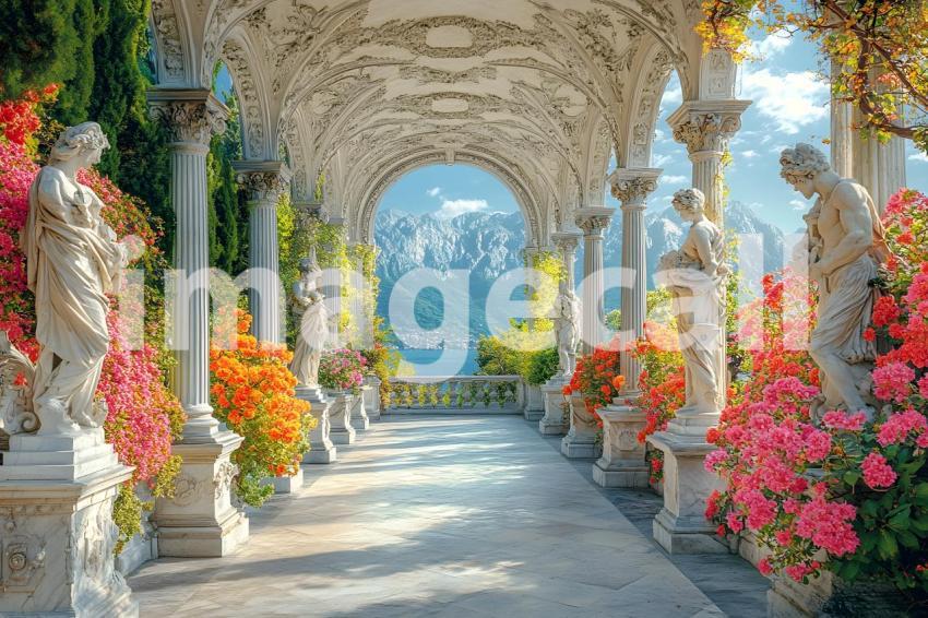 Abc1323 A symmetrical Baroque garden with marble statues ston 4842a2f4 437a 4964 b08f 0d3361045d15 1