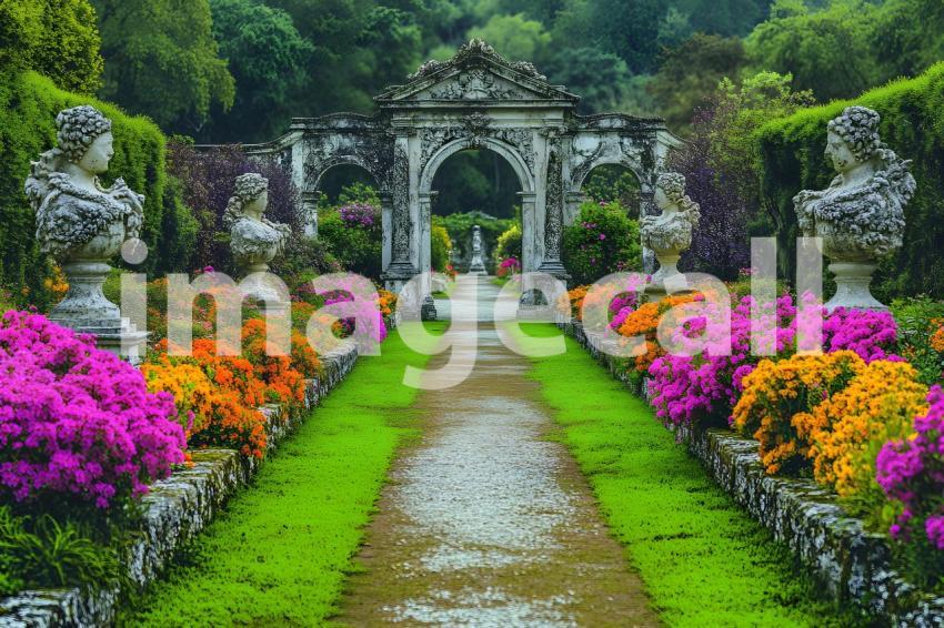 Abc1323 A symmetrical Baroque garden with marble statues ston 0744604f 6c87 4498 876e ca404b796afc 3