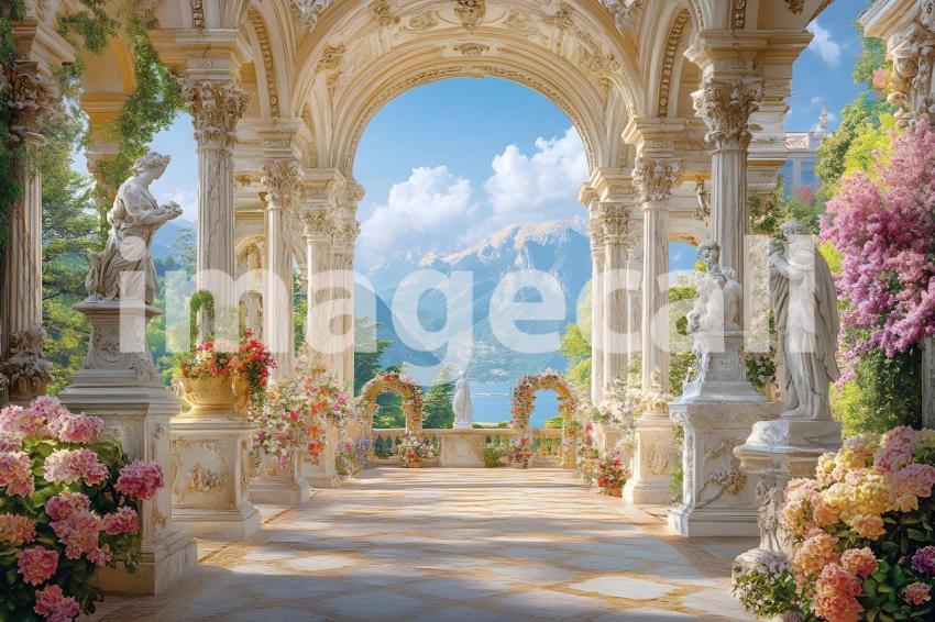 Abc1323 A symmetrical Baroque garden with marble statues ston 80d81bc1 ae3d 425c 8eab 0aa891968799 2