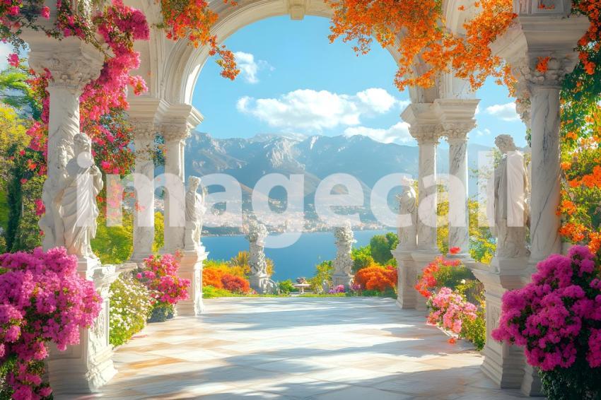 Abc1323 A symmetrical Baroque garden with marble statues ston 278a6ad5 7e97 434a af4c e865f7f72590 3