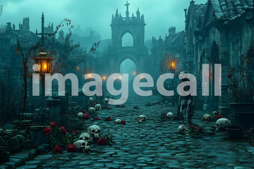 Abc1323 An abandoned cobblestone street lit by flickering lante 4968c480 6605 49f9 9e2d b61234056713 part3