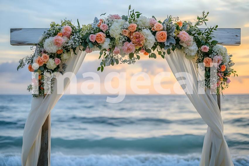 Clips12345 Beachfront Wedding A serene sandy beach setting wi de3500bf f7d2 4f68 82a5 01d19666c118 0