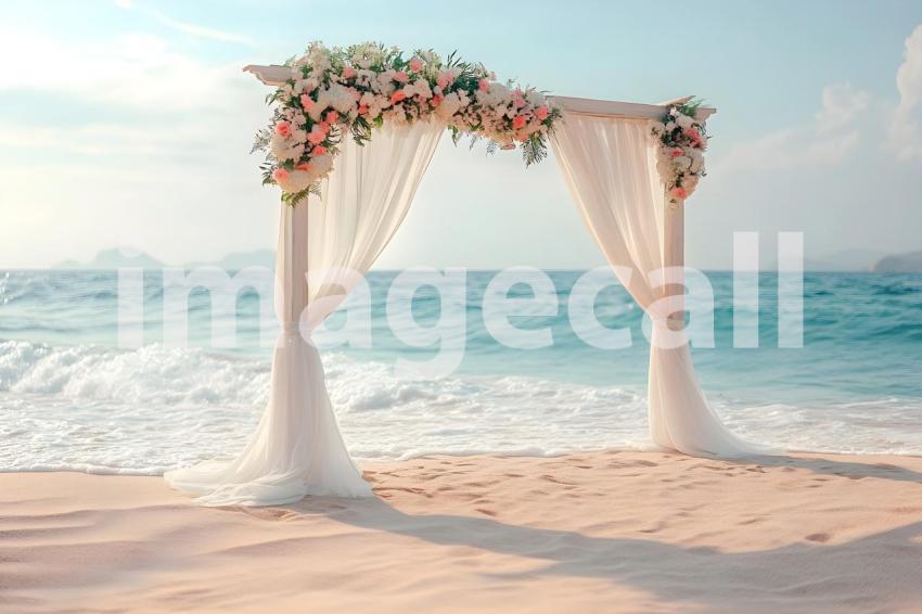 Clips12345 Beachfront Wedding A serene sandy beach setting wi 4dfa8030 a1b0 427e b5f0 19fb7f37ac10 2