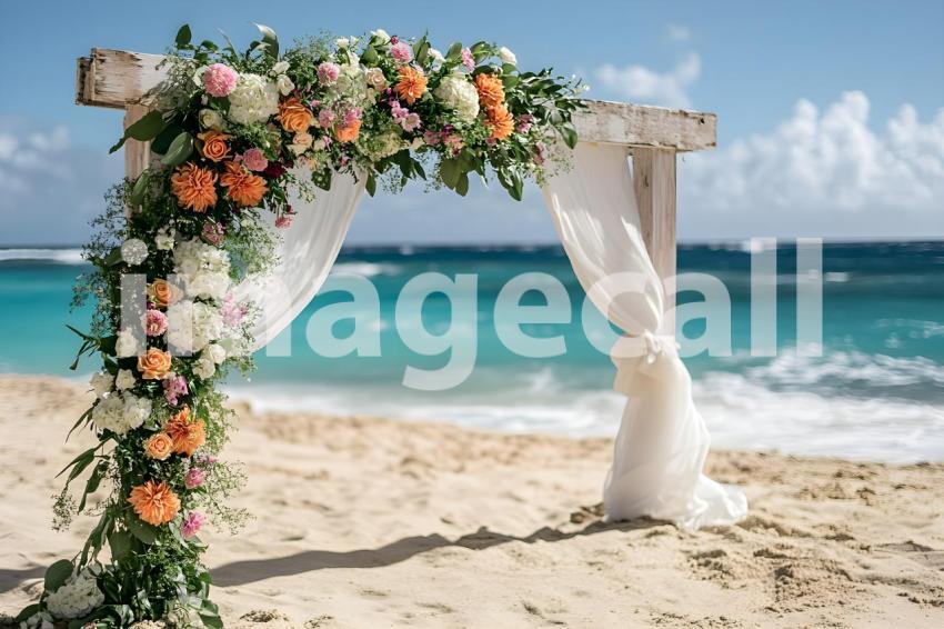 Clips12345 Beachfront Wedding A serene sandy beach setting wi 3e7bf7af 6958 4314 97df e836baf1aac4 2