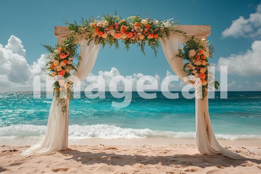 Clips12345 Beachfront Wedding A serene sandy beach setting wi d519a342 d77b 4529 8117 e9efa9559d50 1