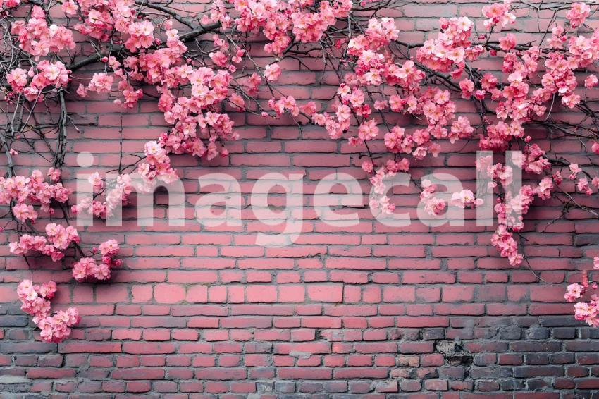 Clips12345 brick wall spring blossom and ground portrait backdr 9ea68759 d3ef 4050 b3e0 07efa3a703ca part1
