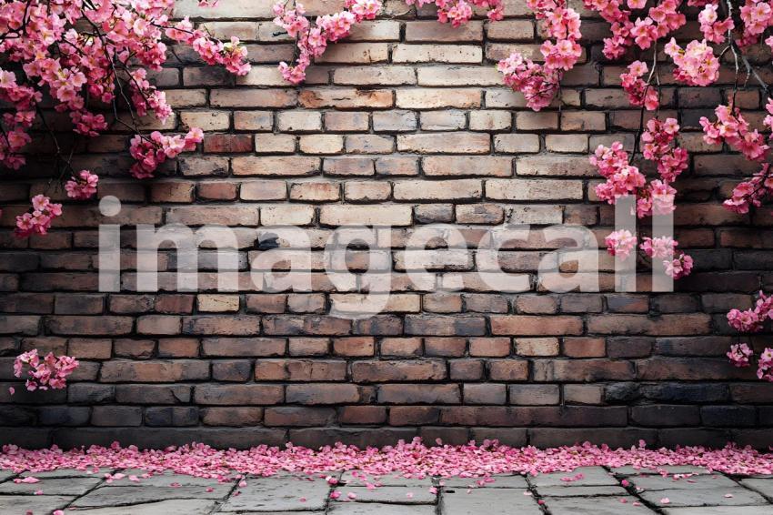 Clips12345 brick wall spring blossom and ground portrait backdr 56c2184a 3c28 450e b430 9167e58c573b part2