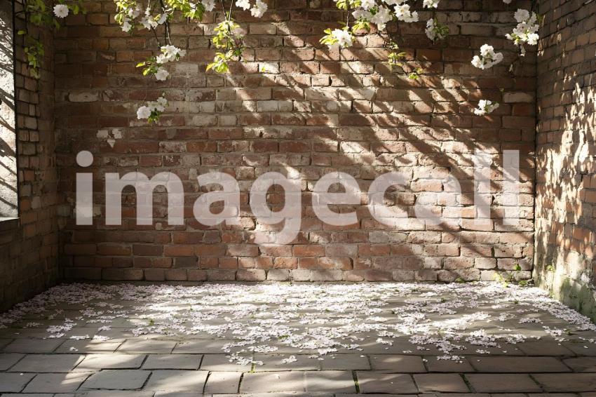 Clips12345 brick wall spring blossom and ground portrait backdr f9252b32 c372 4d98 bb4e 51a915851faf part1