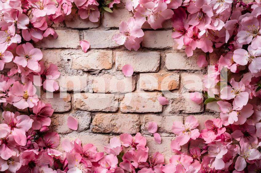 Clips12345 brick wall spring blossom and ground portrait backdr f9252b32 c372 4d98 bb4e 51a915851faf part4