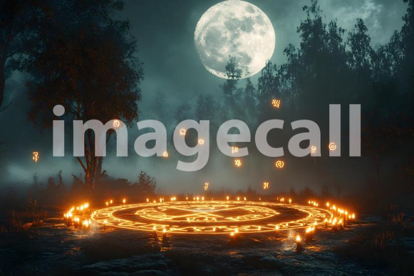 Clips12345 A full moon illuminating a ritual circle made of glo 1c252d31 4601 461a 81ba fd49cd4bcd4d part3