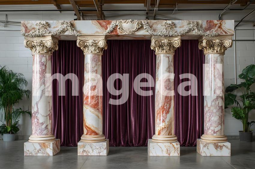Clips12345 Baroque Marble Columns with Velvet Drapes A grand Ba da9278c9 b5f0 461c 9138 8df80de8e051 part3
