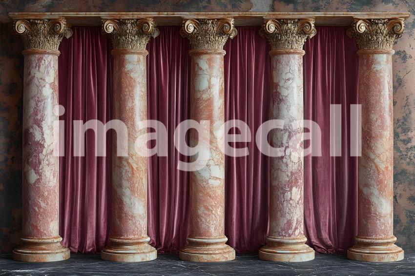 Clips12345 Baroque Marble Columns with Velvet Drapes A grand Ba d6707280 5c00 4af9 89ae 2a7efb0306e4 part1