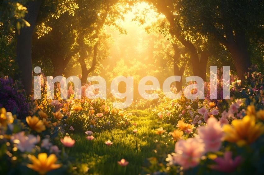 U3644368625 Maternity Garden Bliss A serene garden filled wit 66a1ab17 a11d 4b02 9108 5d3cd73acf92 0