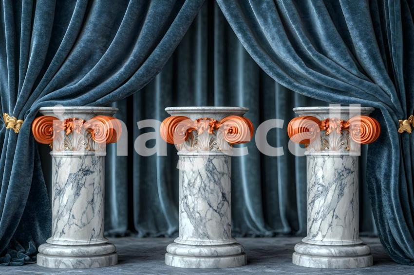 Clips12345 Baroque Marble Columns with Velvet Drapes A grand Ba 86bc88ad 2113 48f4 b933 b01f87ec7976 part1