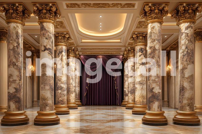 Clips12345 Baroque Marble Columns with Velvet Drapes A grand Ba 8c1cfb3a 1c63 414c aa74 72d34772982b part1