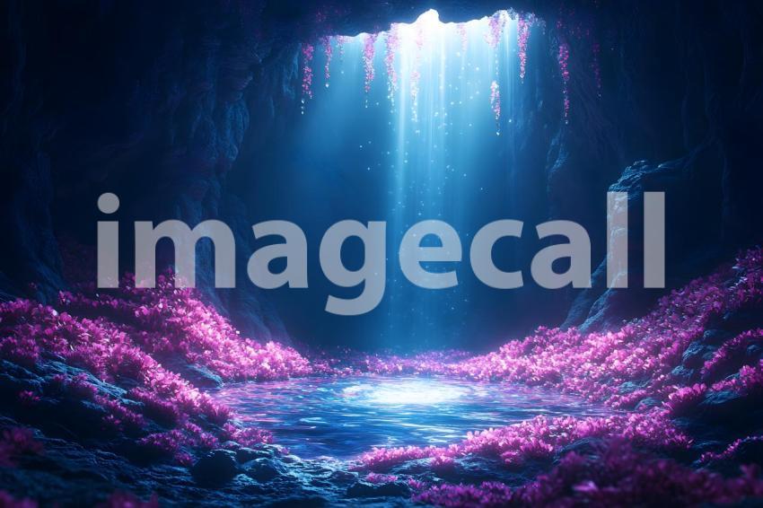 U3644368625 Hidden magical cave with shimmering crystals glow 74583dc6 7e40 4fb8 822f 3f9750871f86 3