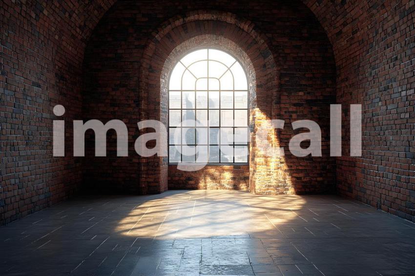 008 shadowed brick archway 45 backdrops bd25566