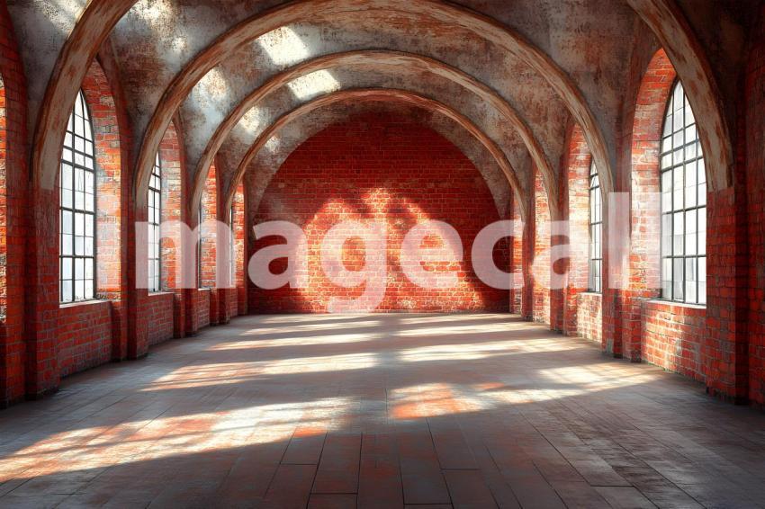002 shadowed brick archway 45 backdrops bd25566