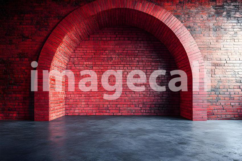 016 shadowed brick archway 45 backdrops bd25566