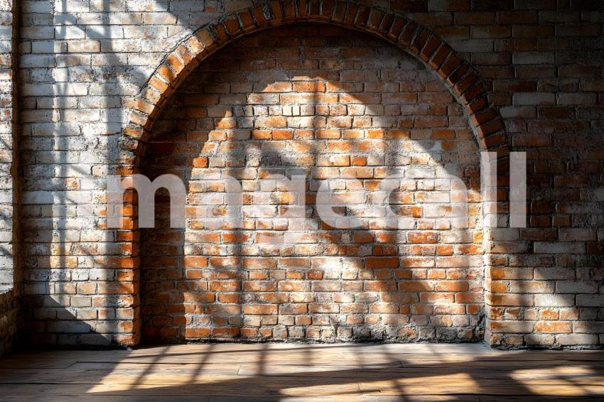 015 shadowed brick archway 45 backdrops bd25566