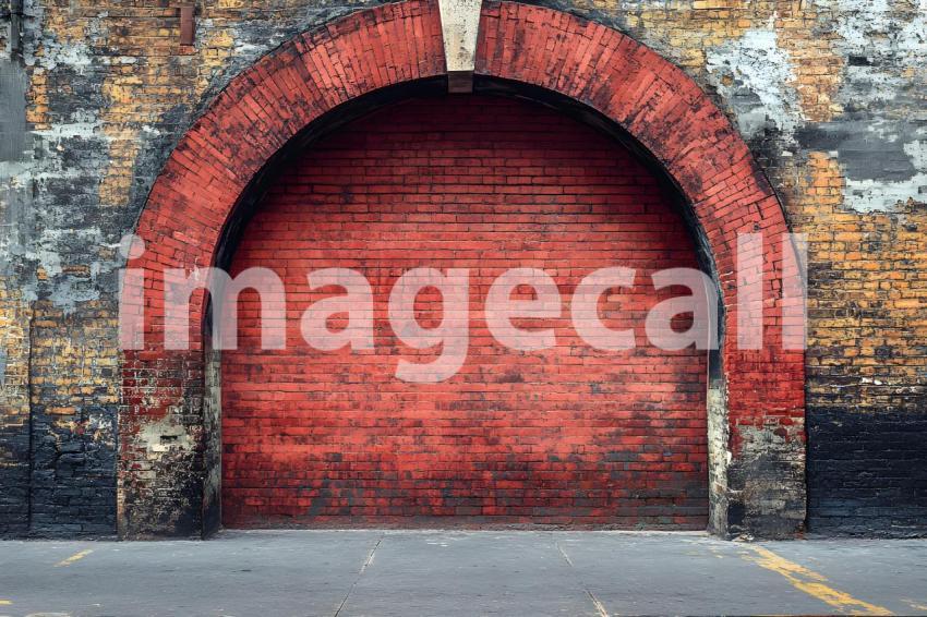 011 shadowed brick archway 45 backdrops bd25566