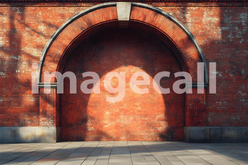 005 shadowed brick archway 45 backdrops bd25566