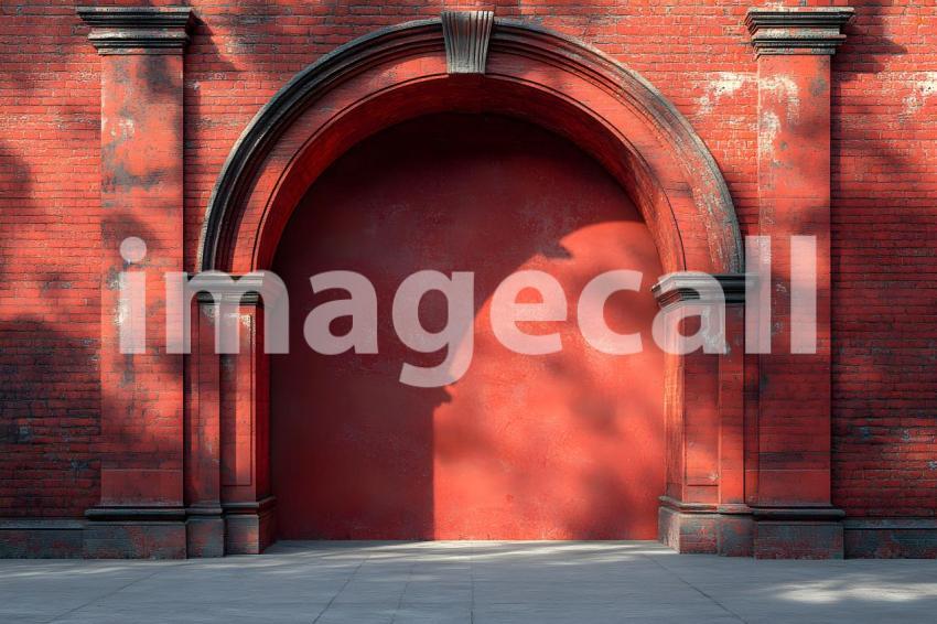 021 shadowed brick archway 45 backdrops bd25566