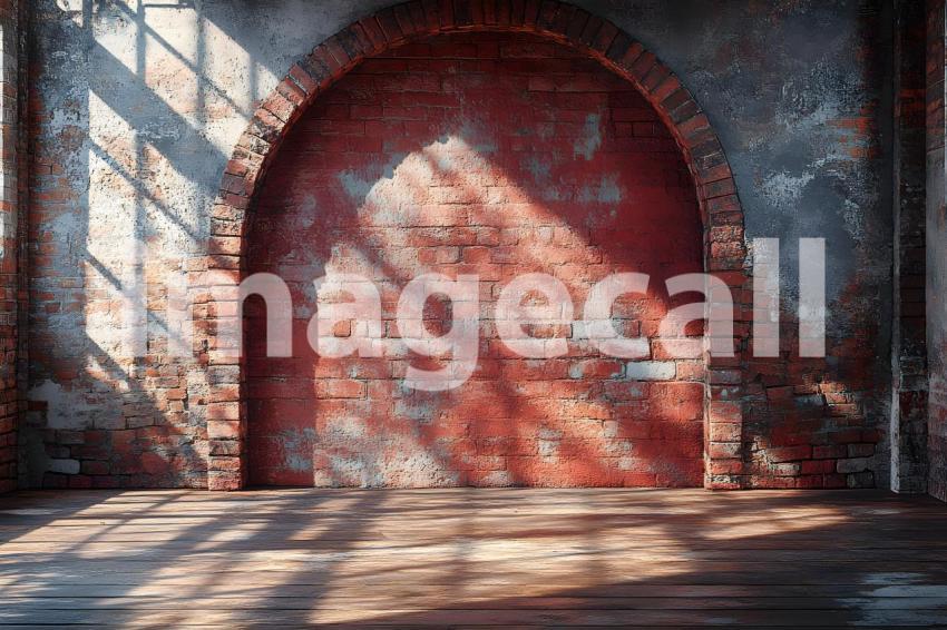 022 shadowed brick archway 45 backdrops bd25566